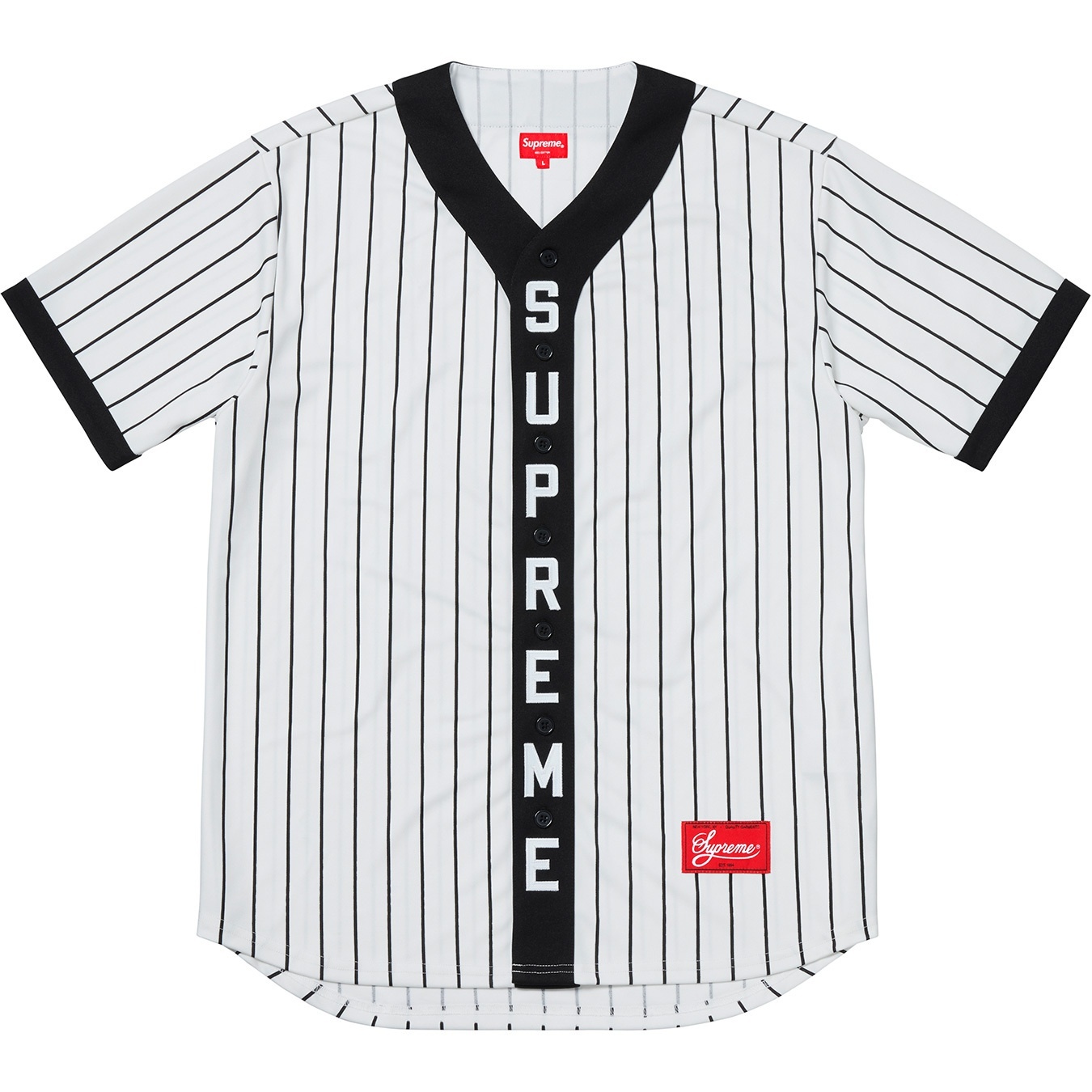 Vertical Logo Baseball Jersey view 5